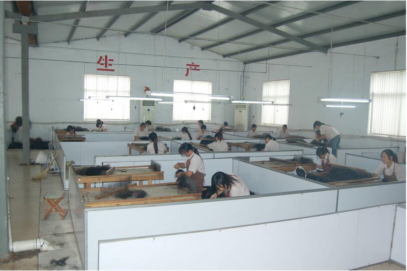 Our wig manufacturing factory